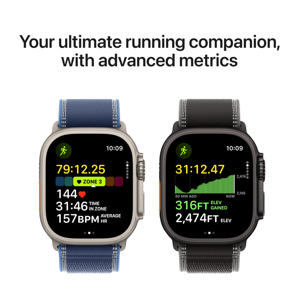 Apple Watch Ultra 3 [GPS + Cellular 49mm] Running & Multisport Smartwatch w/Rugged Titanium Case w/Natural Titanium Milanese Loop - M. Satellite Communications, Advanced Health & Fitness Tracking